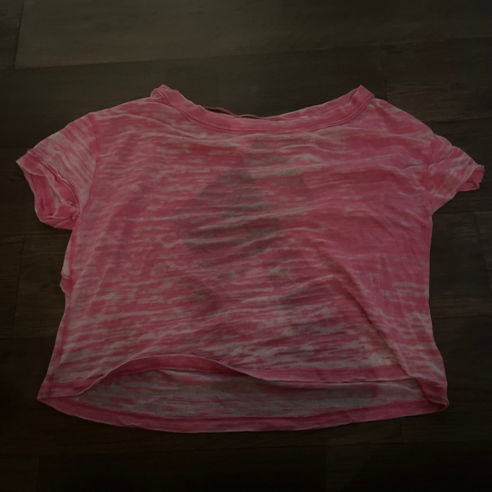 Pink free people top
